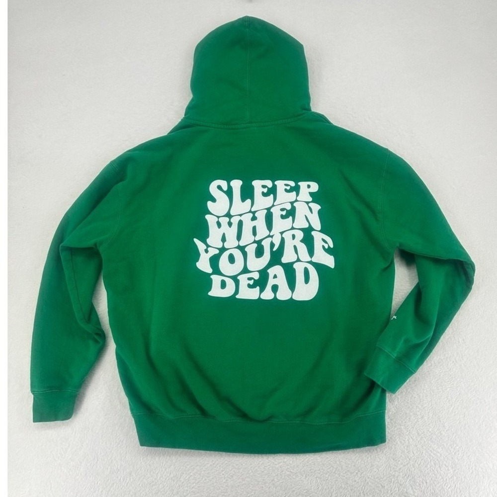 Plan Bri Barstool‎ Sports Green Graphic Hoodie Size XL - Picture 14 of 14